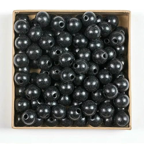 50 Stück 16 mm 0,63 Zoll natürliche Holzperlen, mehrfarbig, rund, zum Selbermachen, Basteln, Holzarmbänder, Halsketten, Schmuckzubehör, schwarz, 16 mm 50 Stück 16 mm 0,63 Zoll natürliche Holzperlen, mehrfarbig, rund, zum Selbermachen, Basteln, Holzarmbänder, Halsketten, Schmuckzubehör, schwarz, 16 mm von HDJSDB