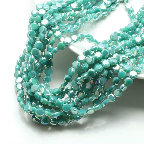 50 Stück AB-Farbe 8 mm runde flache facettierte Glasperlen lose Kristallzubehör für DIY Schmuckherstellung Ohrring Halskette-KongLvCi ab 50 Stück AB-Farbe 8 mm runde flache facettierte Glasperlen lose Kristallzubehör für DIY Schmuckherstellung Ohrring Halskette-KongLvCi ab von HDJSDB