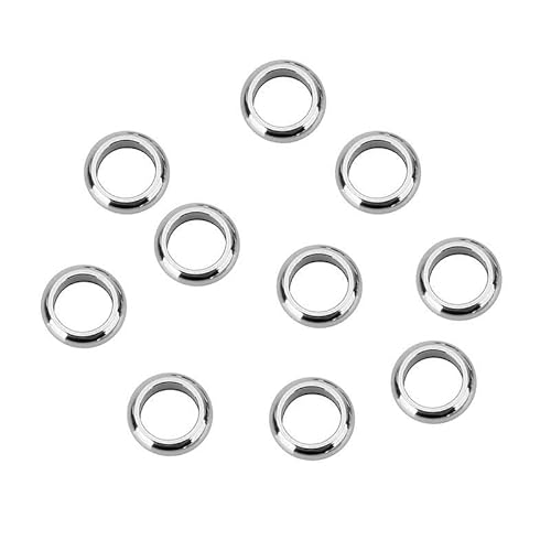50 Stück Durchmesser 2 3 4 5 6 8 mm Edelstahl-Abstandshalterperlen Goldfarben Stopperperlen mit großem Loch für Halsketten, Armbänder, Schmuckherstellung-Stahl-Durchmesser 5 mm 50 Stück Durchmesser 2 3 4 5 6 8 mm Edelstahl-Abstandshalterperlen Goldfarben Stopperperlen mit großem Loch für Halsketten, Armbänder, Schmuckherstellung-Stahl-Durchmesser 5 mm von HDJSDB