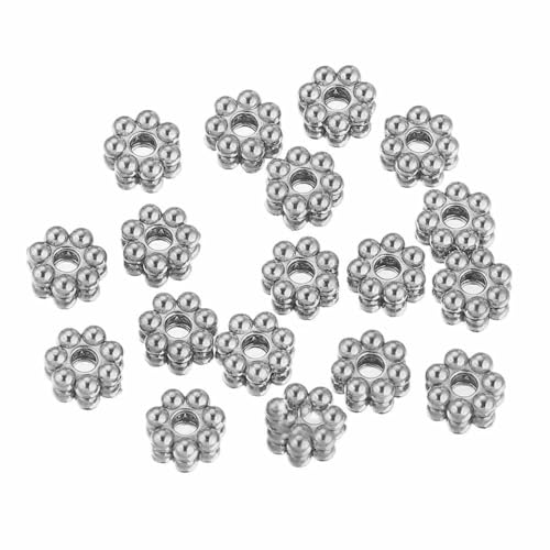 50 Stück Edelstahl-Abstandshalterperlen in Schneeflocken-Blumenform, vergoldet, lose Perlenkappe für DIY-Handarbeiten, Schmuckherstellung, Armband, S5 mm 50 Stück Edelstahl-Abstandshalterperlen in Schneeflocken-Blumenform, vergoldet, lose Perlenkappe für DIY-Handarbeiten, Schmuckherstellung, Armband, S5 mm von HDJSDB