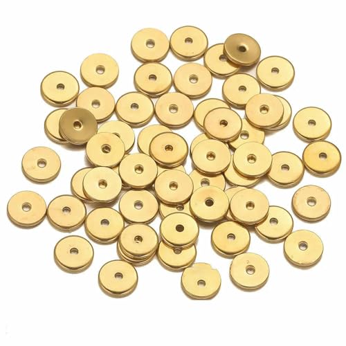 50 Stück Edelstahl-Abstandshalterperlen in Schneeflocken-Blumenform, vergoldet, lose Perlenkappe für DIY-Handarbeiten, Schmuckherstellung, Armband, rund, g6 50 Stück Edelstahl-Abstandshalterperlen in Schneeflocken-Blumenform, vergoldet, lose Perlenkappe für DIY-Handarbeiten, Schmuckherstellung, Armband, rund, g6 von HDJSDB