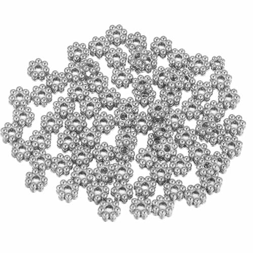 50 Stück Edelstahl-Abstandshalterperlen in Schneeflocken-Blumenform, vergoldet, lose Perlenkappe für DIY-Handarbeiten, Schmuckherstellung, Armband-S4,0 mm 50 Stück Edelstahl-Abstandshalterperlen in Schneeflocken-Blumenform, vergoldet, lose Perlenkappe für DIY-Handarbeiten, Schmuckherstellung, Armband-S4,0 mm von HDJSDB