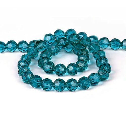 6/8/10 mm tschechische Glasperlen in Schwarz zur Schmuckherstellung, Armband, Halskette, rund, lose Abstandshalter, Kristall, facettierte Perlen, Loch blau, 12 mm, 20 Stück 6/8/10 mm tschechische Glasperlen in Schwarz zur Schmuckherstellung, Armband, Halskette, rund, lose Abstandshalter, Kristall, facettierte Perlen, Loch blau, 12 mm, 20 Stück von HDJSDB