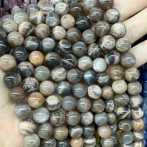 6 8 10 mm natürlicher schwarzer Sonnenstein-Mondstein, runde lose Abstandsperlen für die Schmuckherstellung, DIY-Armband, Halskettenzubehör, 10 mm, 35 Stück Perlen 6 8 10 mm natürlicher schwarzer Sonnenstein-Mondstein, runde lose Abstandsperlen für die Schmuckherstellung, DIY-Armband, Halskettenzubehör, 10 mm, 35 Stück Perlen von HDJSDB