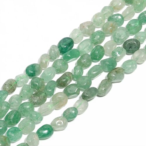 6–8 mm natürliche unregelmäßige gelbe Citrine Quarzkristallsteinperlen, lose Abstandsperlen für die Schmuckherstellung, DIY-Armband, 38,1 cm, Grüner Aventurin_a 6–8 mm natürliche unregelmäßige gelbe Citrine Quarzkristallsteinperlen, lose Abstandsperlen für die Schmuckherstellung, DIY-Armband, 38,1 cm, Grüner Aventurin_a von HDJSDB