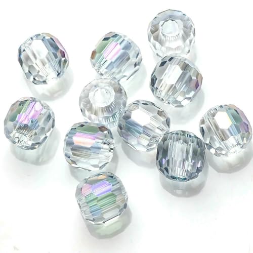 8/10/12/14,0 mm, tschechische Glasperlen, facettiert, Kristall, rund, Kugel, großes Loch, für DIY-Schmuckherstellung, Accessoire, Handarbeiten, durchscheinend lila, 12 mm, 20 Stück 8/10/12/14,0 mm, tschechische Glasperlen, facettiert, Kristall, rund, Kugel, großes Loch, für DIY-Schmuckherstellung, Accessoire, Handarbeiten, durchscheinend lila, 12 mm, 20 Stück von HDJSDB