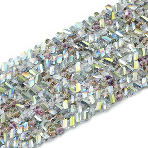 8 mm, 90 Stück, Tetraeder-Dreieck, AB, österreichische Kristallperlen, lose Glas-Abstandshalterperlen für Schmuckarmbänder, Herstellung von DIY-Zubehör, Roségrün, 8 mm, 90 Stück 8 mm, 90 Stück, Tetraeder-Dreieck, AB, österreichische Kristallperlen, lose Glas-Abstandshalterperlen für Schmuckarmbänder, Herstellung von DIY-Zubehör, Roségrün, 8 mm, 90 Stück von HDJSDB