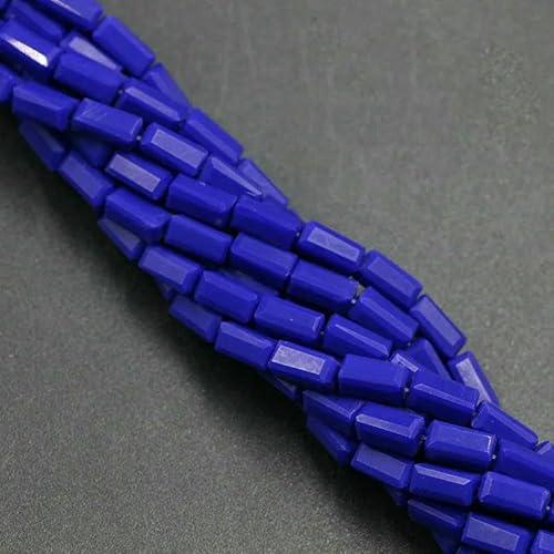 80 Stück/Los 3 x 6 mm österreichische Glasperlen, rechteckige Kristallröhre, Abstandshalter, Schmuckzubehör, Perlen für die Herstellung von Armbändern, tiefblaues Porzellan 80 Stück/Los 3 x 6 mm österreichische Glasperlen, rechteckige Kristallröhre, Abstandshalter, Schmuckzubehör, Perlen für die Herstellung von Armbändern, tiefblaues Porzellan von HDJSDB