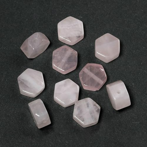 9 x 5 mm natürliche sechseckige Perlen, Rosenquarz, Jaspis, Tigerauge, Kristallperlen zur Schmuckherstellung, handgefertigt, DIY-Armband, Anhänger, Rosenquarz, 9 x 5 mm, ca. 10 Stück 9 x 5 mm natürliche sechseckige Perlen, Rosenquarz, Jaspis, Tigerauge, Kristallperlen zur Schmuckherstellung, handgefertigt, DIY-Armband, Anhänger, Rosenquarz, 9 x 5 mm, ca. 10 Stück von HDJSDB