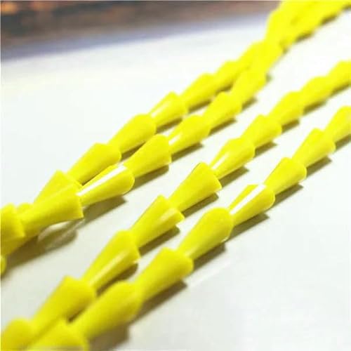 95 Stück/Los Kristallperlen für Handarbeiten, 3 x 6 mm, Glasröhren-Abstandshalterperlen, europäisches Design, Turm-Quarz-Lampwork-Perlen, Porzellangelb, 3 x 6 mm, 95 Stück 95 Stück/Los Kristallperlen für Handarbeiten, 3 x 6 mm, Glasröhren-Abstandshalterperlen, europäisches Design, Turm-Quarz-Lampwork-Perlen, Porzellangelb, 3 x 6 mm, 95 Stück von HDJSDB