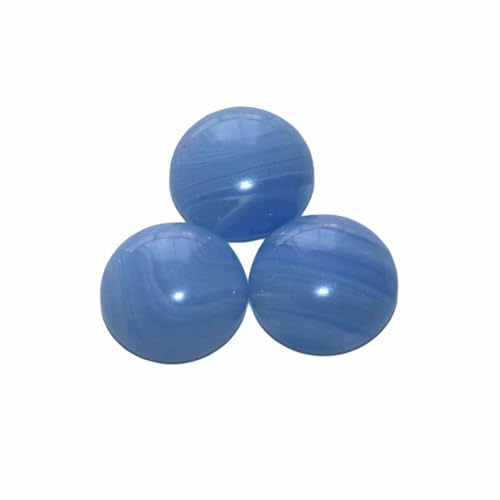 Bunte 6 8 10 12 14 16 18 20 mm CAB Cabochon Natursteinperlen für die DIY-Schmuckherstellung, Achate, Lapislazuli, passend für DIY-Halsketten, synthetischer Chalcedon, 8 mm Bunte 6 8 10 12 14 16 18 20 mm CAB Cabochon Natursteinperlen für die DIY-Schmuckherstellung, Achate, Lapislazuli, passend für DIY-Halsketten, synthetischer Chalcedon, 8 mm von HDJSDB