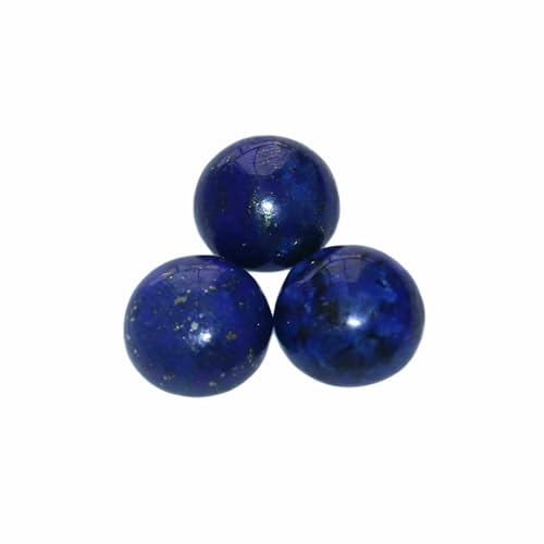 Bunte 6 8 10 12 14 16 18 20 mm CAB Cabochon Natursteinperlen für die Herstellung von DIY-Schmuck. Achate. Lapislazuli. Passend für DIY-Halsketten. Lapislazuli. 16 mm von HDJSDB