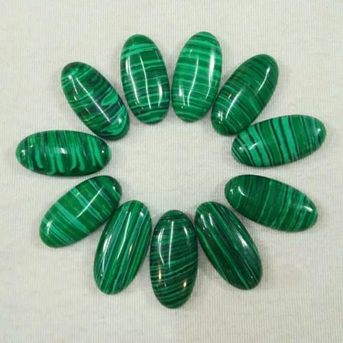 Fashion Mix naturstein oval cabochon perlen diy Schmuck zubehör, der 15x30mm Großhandel 20 teile/los-malachit von HDJSDB