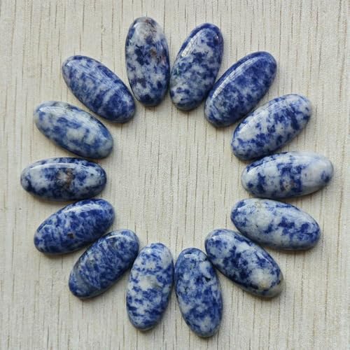 Fashion Mix naturstein oval cabochon perlen diy Schmuck zubehör, der 15x30mm Großhandel 20 teile/los-sodalith von HDJSDB