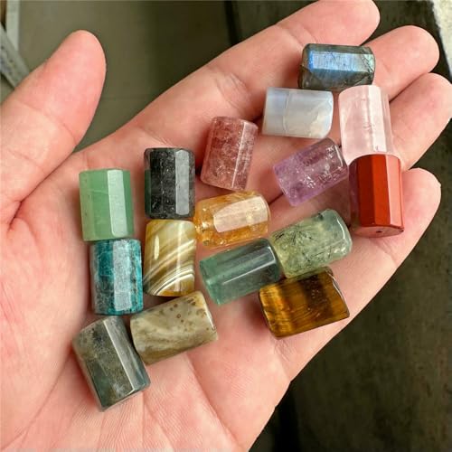 Feine 100% natürliche gelbe Citrin-Perlen, lose 12 x 18 mm, Edelsteine, Quarzkristall-Steinperlen zur Schmuckherstellung, Armbänder, Halsketten, gemischt, 1 Stück von HDJSDB