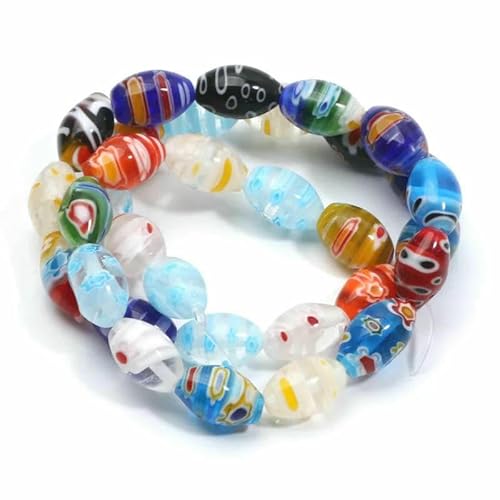 Gemischte Millefiori Lampwork-Perlen, glasierte Glasblumenperlen für die Herstellung von DIY-Schmuck, Halsketten, Armbändern, Ohrringen, Zubehör, Handarbeit- Gemischte Millefiori Lampwork-Perlen, glasierte Glasblumenperlen für die Herstellung von DIY-Schmuck, Halsketten, Armbändern, Ohrringen, Zubehör, Handarbeit- von HDJSDB