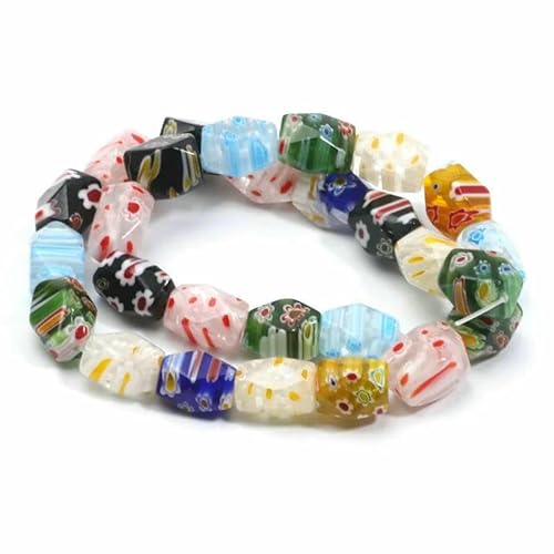 Gemischte Millefiori Lampwork-Perlen, glasierte Glasblumenperlen für die Herstellung von DIY-Schmuck, Halsketten, Armbändern, Ohrringen, Zubehör, Handarbeit- Gemischte Millefiori Lampwork-Perlen, glasierte Glasblumenperlen für die Herstellung von DIY-Schmuck, Halsketten, Armbändern, Ohrringen, Zubehör, Handarbeit- von HDJSDB