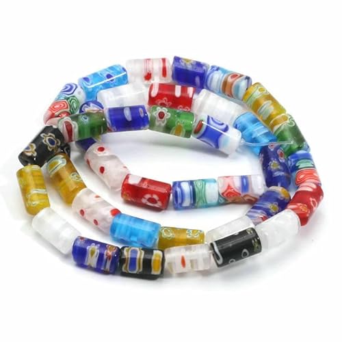 Gemischte Millefiori Lampwork-Perlen, glasierte Glasblumenperlen für die Herstellung von DIY-Schmuck, Halsketten, Armbändern, Ohrringen, Zubehör, Handarbeit- Gemischte Millefiori Lampwork-Perlen, glasierte Glasblumenperlen für die Herstellung von DIY-Schmuck, Halsketten, Armbändern, Ohrringen, Zubehör, Handarbeit- von HDJSDB