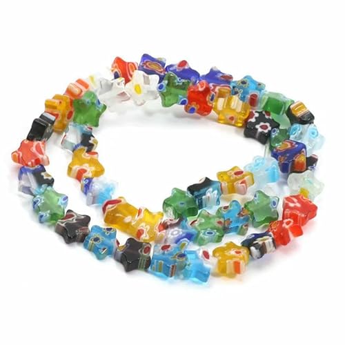 Gemischte Millefiori Lampwork-Perlen, glasierte Glasblumenperlen für die Herstellung von DIY-Schmuck, Halsketten, Armbändern, Ohrringen, Zubehör, Handarbeit- Gemischte Millefiori Lampwork-Perlen, glasierte Glasblumenperlen für die Herstellung von DIY-Schmuck, Halsketten, Armbändern, Ohrringen, Zubehör, Handarbeit- von HDJSDB