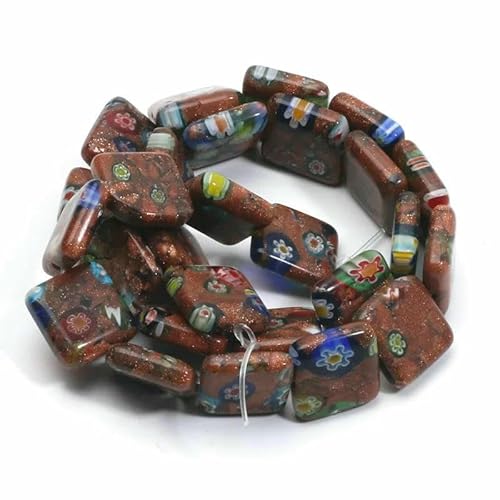 Gemischte Millefiori Lampwork-Perlen, glasierte Glasblumenperlen für die Herstellung von DIY-Schmuck, Halsketten, Armbändern, Ohrringen, Zubehör, Handarbeit- Gemischte Millefiori Lampwork-Perlen, glasierte Glasblumenperlen für die Herstellung von DIY-Schmuck, Halsketten, Armbändern, Ohrringen, Zubehör, Handarbeit- von HDJSDB