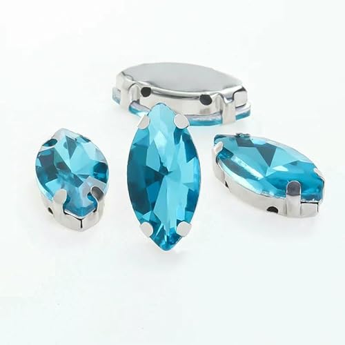 Glitzernde Blatt-Kristall-Strasssteine, von Hand aufgenäht, Glassteine, Ornament, Diamantperlen, Kleid, DIY-Bastelarbeiten, Krallenbohrer-Zubehör, 202, 5 x 10 mm, 50 Stück Glitzernde Blatt-Kristall-Strasssteine, von Hand aufgenäht, Glassteine, Ornament, Diamantperlen, Kleid, DIY-Bastelarbeiten, Krallenbohrer-Zubehör, 202, 5 x 10 mm, 50 Stück von HDJSDB