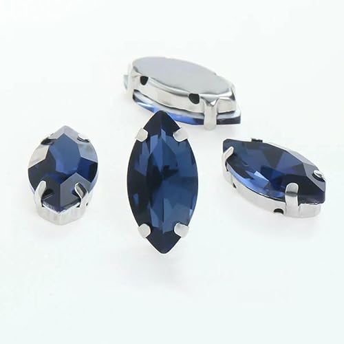 Glitzernde Blatt-Kristall-Strasssteine, von Hand aufgenäht, Glassteine, Ornament, Diamantperlen, Kleid, DIY-Bastelarbeiten, Krallenbohrer-Zubehör, 207, 7 x 15 mm, 50 Stück Glitzernde Blatt-Kristall-Strasssteine, von Hand aufgenäht, Glassteine, Ornament, Diamantperlen, Kleid, DIY-Bastelarbeiten, Krallenbohrer-Zubehör, 207, 7 x 15 mm, 50 Stück von HDJSDB