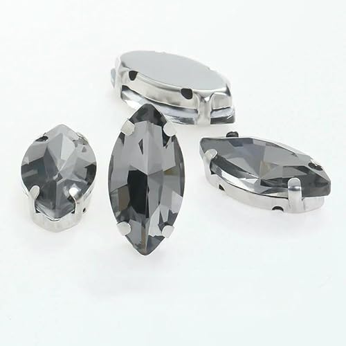 Glitzernde Blatt-Kristall-Strasssteine, von Hand aufgenäht, Glassteine, Ornament, Diamantperlen, Kleid, DIY-Bastelarbeiten, Krallenbohrer-Zubehör, 215, 17 x 32 mm, 5 Stück Glitzernde Blatt-Kristall-Strasssteine, von Hand aufgenäht, Glassteine, Ornament, Diamantperlen, Kleid, DIY-Bastelarbeiten, Krallenbohrer-Zubehör, 215, 17 x 32 mm, 5 Stück von HDJSDB