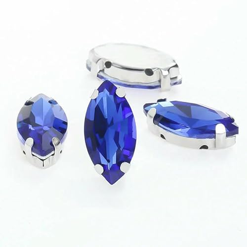 Glitzernde Blatt-Kristall-Strasssteine, von Hand aufgenäht, Glassteine, Ornament, Diamantperlen, Kleid, DIY-Bastelarbeiten, Krallenbohrer-Zubehör, 243, 4 x 8 mm, 50 Stück Glitzernde Blatt-Kristall-Strasssteine, von Hand aufgenäht, Glassteine, Ornament, Diamantperlen, Kleid, DIY-Bastelarbeiten, Krallenbohrer-Zubehör, 243, 4 x 8 mm, 50 Stück von HDJSDB