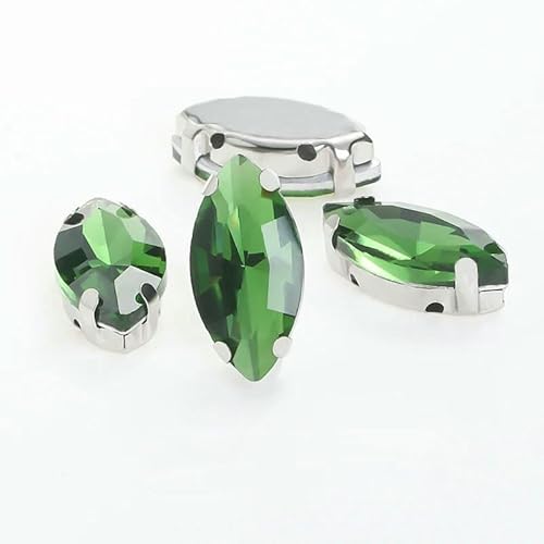 Glitzernde Blatt-Kristall-Strasssteine, von Hand aufgenäht, Glassteine, Ornament, Diamantperlen, Kleid, DIY-Bastelarbeiten, Krallenbohrer-Zubehör, 291, 17 x 32 mm, 5 Stück Glitzernde Blatt-Kristall-Strasssteine, von Hand aufgenäht, Glassteine, Ornament, Diamantperlen, Kleid, DIY-Bastelarbeiten, Krallenbohrer-Zubehör, 291, 17 x 32 mm, 5 Stück von HDJSDB