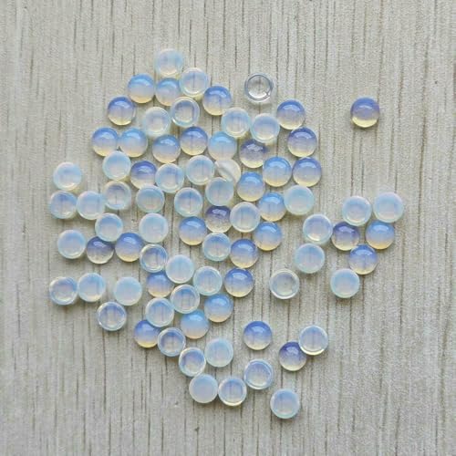 Großhandel 100 Stück Mode Naturstein Runde Cabochon Perlen 6mm für Schmuck Zubehör machen-opal-6mm von HDJSDB