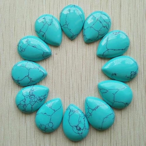 Großhandel 20 stücke naturstein gemischt wassertropfen CABOCHON perlen 18x25mm DIY schmuck zubehör machen Schnelle versand-blau türkis Großhandel 20 stücke naturstein gemischt wassertropfen CABOCHON perlen 18x25mm DIY schmuck zubehör machen Schnelle versand-blau türkis von HDJSDB