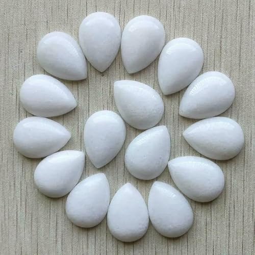 Großhandel 20 stücke naturstein gemischt wassertropfen CABOCHON perlen 18x25mm DIY schmuck zubehör machen Schnelle versand-weiß stein Großhandel 20 stücke naturstein gemischt wassertropfen CABOCHON perlen 18x25mm DIY schmuck zubehör machen Schnelle versand-weiß stein von HDJSDB