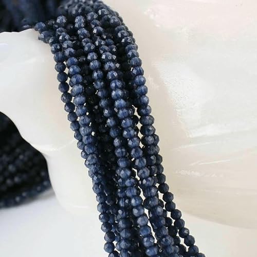 Kleine 2 mm Katzenaugen-Glasperlen, 48 facettierte lose Perlen zur Schmuckherstellung, Armband- und Halskettenherstellung, DIY-Zubehör – 5. Hellgrau – 20 Stränge (3500 Stück) von HDJSDB