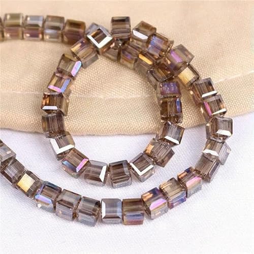 Kristallwürfelperlen, Abstandshalter, DIY-Schmuckherstellung, 2/3/4/6/8/10 mm, lose facettierte Glasperlen, quadratisch, für Handarbeiten, Zubehör, grau ab, 8 mm, 48 Stück Kristallwürfelperlen, Abstandshalter, DIY-Schmuckherstellung, 2/3/4/6/8/10 mm, lose facettierte Glasperlen, quadratisch, für Handarbeiten, Zubehör, grau ab, 8 mm, 48 Stück von HDJSDB