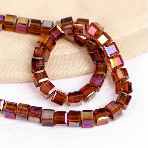 Kristallwürfelperlen, Abstandshalter, DIY-Schmuckherstellung, 2/3/4/6/8/10 mm, lose facettierte Glasperlen, quadratisch, für Handarbeiten, Zubehör, tief, 3,0 mm, 95 Stück Kristallwürfelperlen, Abstandshalter, DIY-Schmuckherstellung, 2/3/4/6/8/10 mm, lose facettierte Glasperlen, quadratisch, für Handarbeiten, Zubehör, tief, 3,0 mm, 95 Stück von HDJSDB