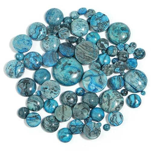 Lila Amethyste Natursteinperlen, rund, Onyx, Cabochons, lose Perlen, Kamee, DIY-Ringe, Halskette, blau, 8 mm x 10 Stück Lila Amethyste Natursteinperlen, rund, Onyx, Cabochons, lose Perlen, Kamee, DIY-Ringe, Halskette, blau, 8 mm x 10 Stück von HDJSDB