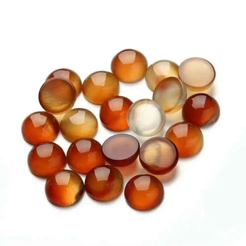 Lila Amethyste Natursteinperlen, rund, Onyx-Cabochons, lose Perlen, Kamee, DIY-Ringe, Halskette, Achat, 8 mm x 10 Stück Lila Amethyste Natursteinperlen, rund, Onyx-Cabochons, lose Perlen, Kamee, DIY-Ringe, Halskette, Achat, 8 mm x 10 Stück von HDJSDB