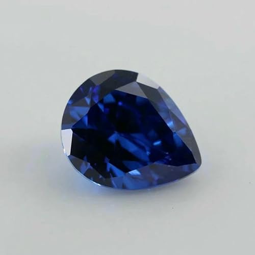 Mehrfarbige birnenförmige Zirkonia-Steine, lose synthetische Edelsteine, Perlen, CZ-Steine für Schmuck, 2 x 3 – 13 x 18 mm, AAAAA, Saphir, 13 x 18 mm, 10 Stück Mehrfarbige birnenförmige Zirkonia-Steine, lose synthetische Edelsteine, Perlen, CZ-Steine für Schmuck, 2 x 3 – 13 x 18 mm, AAAAA, Saphir, 13 x 18 mm, 10 Stück von HDJSDB