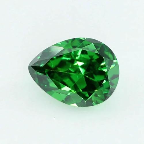 Mehrfarbige birnenförmige Zirkonia-Steine, lose synthetische Edelsteine, Perlen, CZ-Steine für Schmuck, 2 x 3 – 13 x 18 mm, AAAAA, grün, 10 x 12 mm, 20 Stück Mehrfarbige birnenförmige Zirkonia-Steine, lose synthetische Edelsteine, Perlen, CZ-Steine für Schmuck, 2 x 3 – 13 x 18 mm, AAAAA, grün, 10 x 12 mm, 20 Stück von HDJSDB