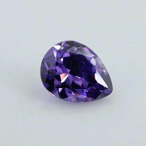 Mehrfarbige birnenförmige Zirkonia-Steine, lose synthetische Edelsteine, Perlen, CZ-Steine für Schmuck, 2 x 3 – 13 x 18 mm, AAAAA, lila, 10 x 12 mm, 20 Stück Mehrfarbige birnenförmige Zirkonia-Steine, lose synthetische Edelsteine, Perlen, CZ-Steine für Schmuck, 2 x 3 – 13 x 18 mm, AAAAA, lila, 10 x 12 mm, 20 Stück von HDJSDB