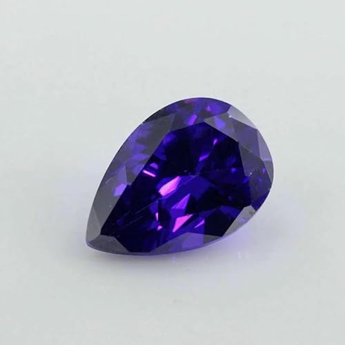 Mehrfarbige birnenförmige Zirkonia-Steine, lose synthetische Edelsteine, Perlen, CZ-Steine für Schmuck, 2 x 3 – 13 x 18 mm, AAAAA, violett, 10 x 12 mm, 20 Stück Mehrfarbige birnenförmige Zirkonia-Steine, lose synthetische Edelsteine, Perlen, CZ-Steine für Schmuck, 2 x 3 – 13 x 18 mm, AAAAA, violett, 10 x 12 mm, 20 Stück von HDJSDB