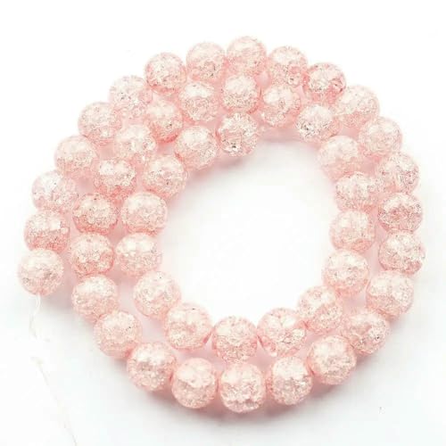 Mehrfarbige schneebedeckte Kristallperle, 4, 6, 8, 10, 12 mm, runde, lose Abstandsperlen für die Herstellung von DIY-Schmuck, Armbändern und Ohrringen, 15 Zoll, rosafarben, 8 mm (ca. 4 Mehrfarbige schneebedeckte Kristallperle, 4, 6, 8, 10, 12 mm, runde, lose Abstandsperlen für die Herstellung von DIY-Schmuck, Armbändern und Ohrringen, 15 Zoll, rosafarben, 8 mm (ca. 4 von HDJSDB