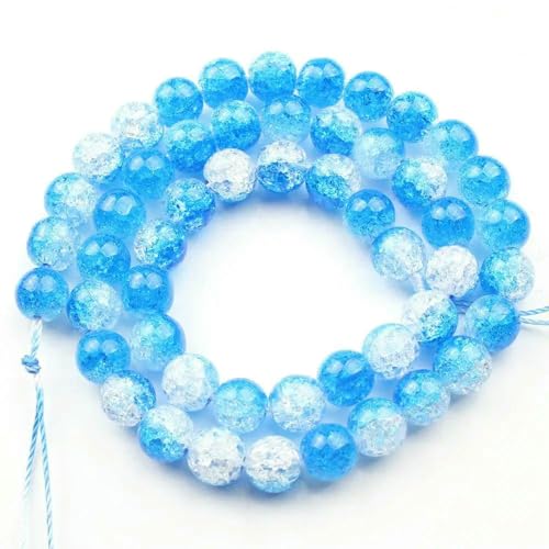 Mehrfarbige schneebedeckte Kristallperle, 4, 6, 8, 10, 12 mm, runde, lose Abstandsperlen für die Herstellung von Schmuck, Armbändern und Ohrringen, 15 Zoll, Dunkelblau-Weiß, 4,0 mm (ca Mehrfarbige schneebedeckte Kristallperle, 4, 6, 8, 10, 12 mm, runde, lose Abstandsperlen für die Herstellung von Schmuck, Armbändern und Ohrringen, 15 Zoll, Dunkelblau-Weiß, 4,0 mm (ca von HDJSDB