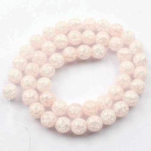 Mehrfarbige schneebedeckte Kristallperle, 4, 6, 8, 10, 12 mm, runde, lose Abstandsperlen für die Herstellung von Schmuck, Armbändern und Ohrringen, 15 Zoll, Hellrosa, 6 mm (ca. 61 Stüc Mehrfarbige schneebedeckte Kristallperle, 4, 6, 8, 10, 12 mm, runde, lose Abstandsperlen für die Herstellung von Schmuck, Armbändern und Ohrringen, 15 Zoll, Hellrosa, 6 mm (ca. 61 Stüc von HDJSDB