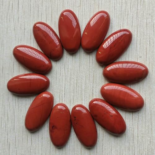 Mode-Mix naturstein oval cabochon perlen diy Schmuck zubehör, der 15x30mm Großhandel 20 teile/los-rot stein von HDJSDB
