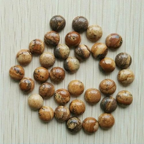Mode Naturstein gemischte runde 10mm Perlen für DIY Schmuck Zubehör 50 Stück/Los-Bild Stein_a von HDJSDB