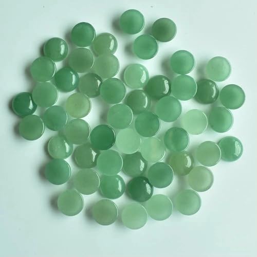 Mode gemischte runde CAB Natursteinperlen für Schmuckzubehör 12mm 50 Stück/Menge - Grüner Aventurin-12mm von HDJSDB