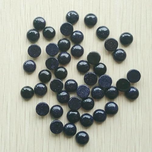 Mode naturstein gemischt runde 10mm perlen für DIY schmuck Zubehör 50 teile/los-blau sand stein von HDJSDB