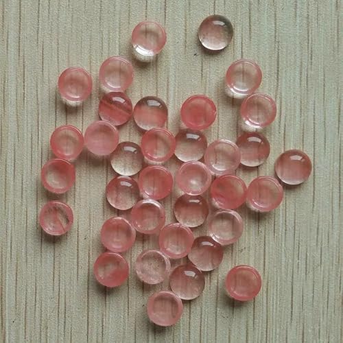 Mode naturstein gemischt runde 10mm perlen für DIY schmuck Zubehör 50 teile/los-wassermelone rot von HDJSDB