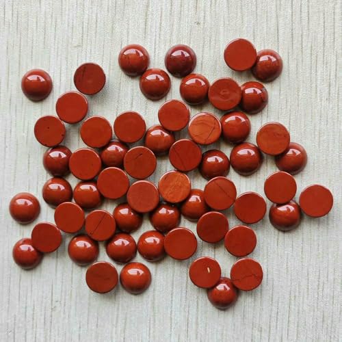 Mode naturstein gemischten runde 10mm perlen für DIY schmuck Zubehör 50 teile/los-rot stein von HDJSDB